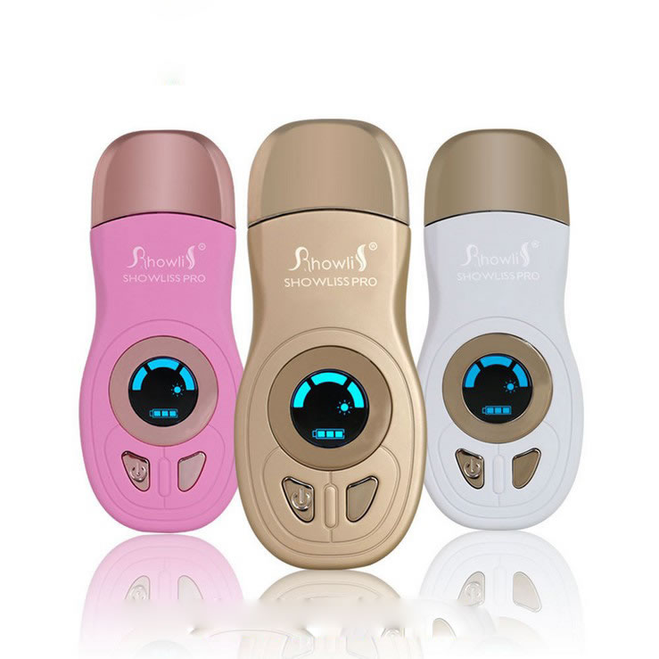 Showliss Pro Blue Light heat hair removal pink